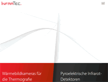 Tablet Screenshot of infratec.de