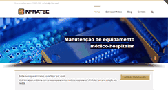 Desktop Screenshot of infratec.eng.br